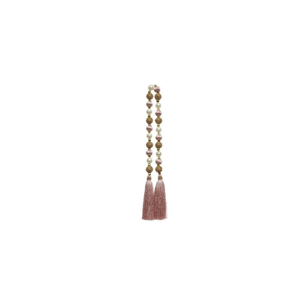 GHIRLANDA PERLESTRASS BLUSH PINK 77CM